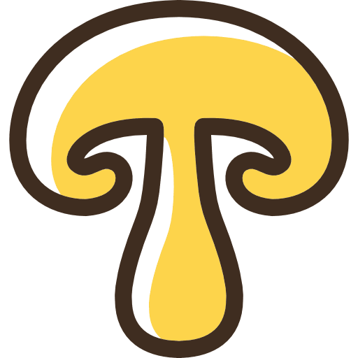 Mushroom fungi nature mushroom icon