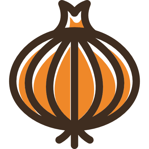 Onion vegetarian vegan healthy food icon