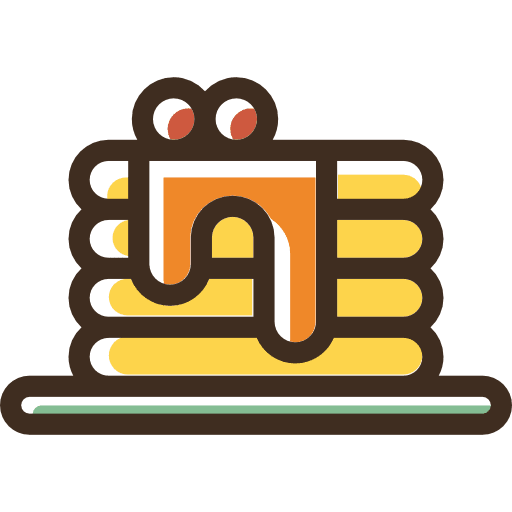 Pancakes food sweet dessert icon