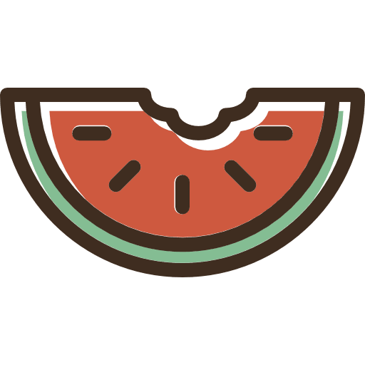 Watermelon vegan diet vegetarian icon