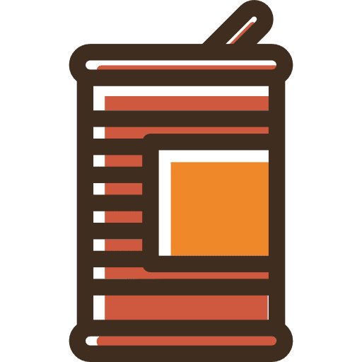 Canned food vegetarian can vegetable icon