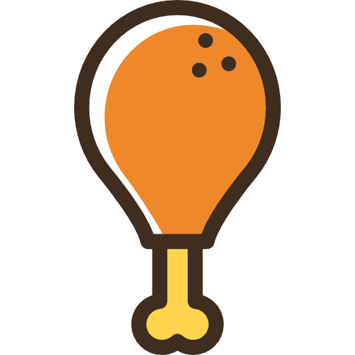 Chicken roast chicken turkey food icon