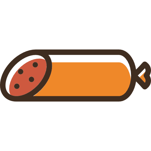 Meat fast food barbecue pork icon