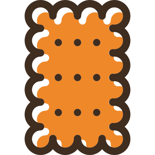 Cookie bakery food dessert icon