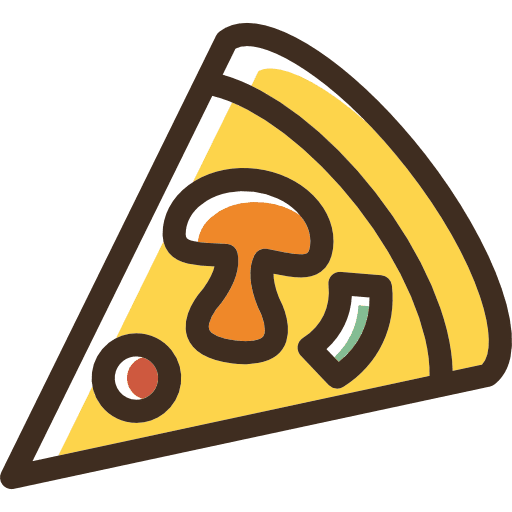 Pizza unhealthy food junk food icon