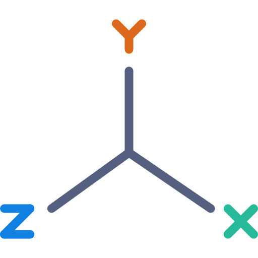 Coordinates maths education coordinates icon