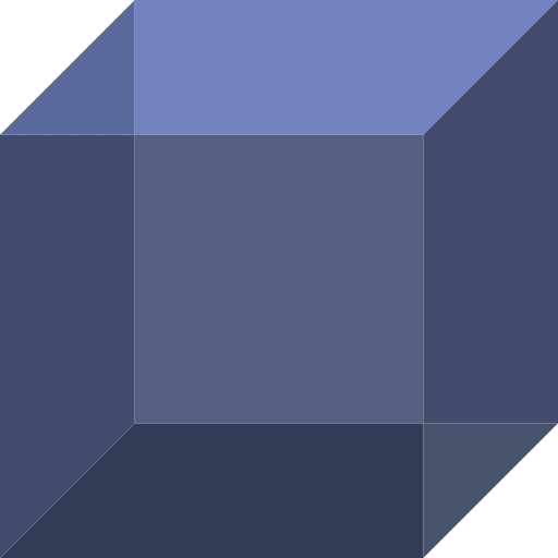 Cube interface geometrical cube icon