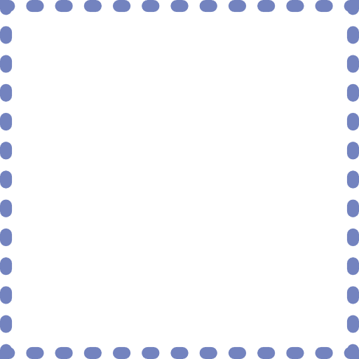 Square unchecked border perimeter icon