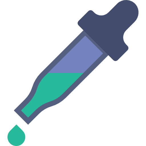 Eyedropper medical dropper tools icon