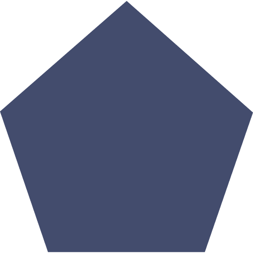 Polygon interface polygon pentagon icon