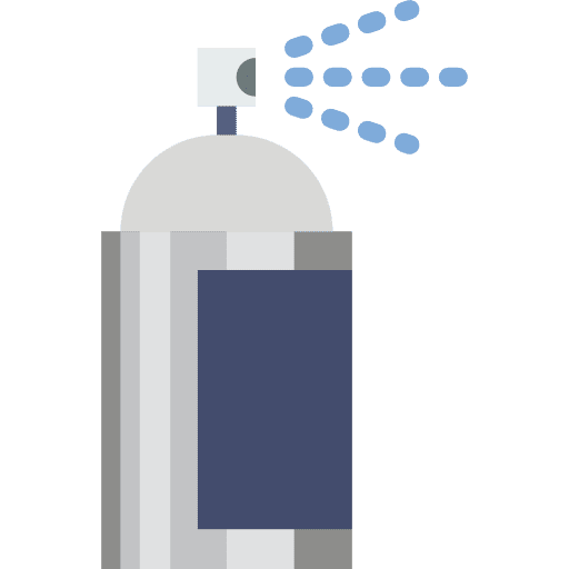 Spray graffiti painting interface icon