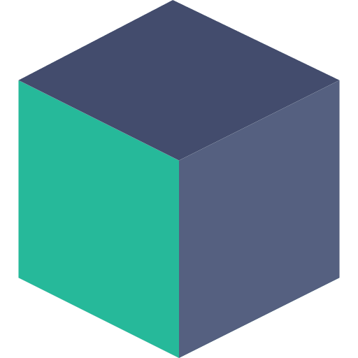Cube 3d shapes cube icon