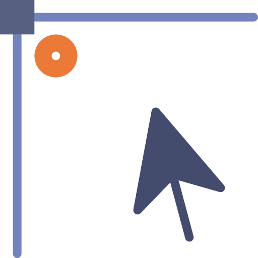 Edit corner edit corner cursor graphic tool icon