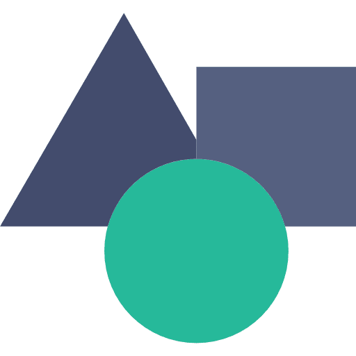 Shapes geometric interface figures icon