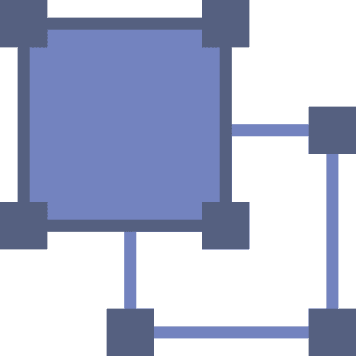 Ungroup interface graphic design vector icon