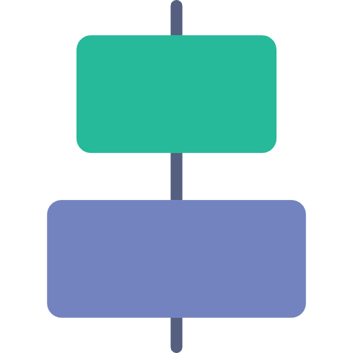 Center alignment graphic tool interface center alignment icon