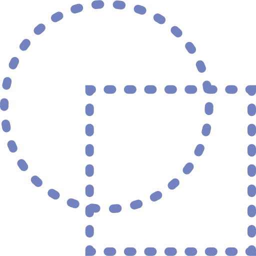 Circular graphic tool edit square icon