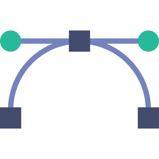 Vector graphic tool graphics editor multimedia icon