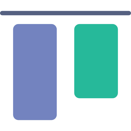 Vertical alignment graphic design graphic tool interface icon