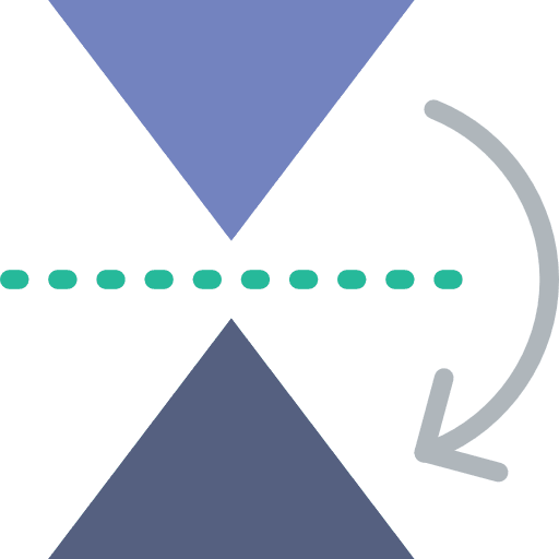 Mirror horizontally graphic design graphic tool mirror horizontally icon