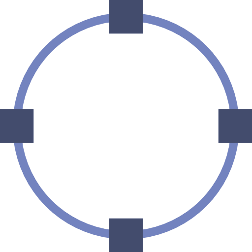 Oval graphic tool oval edit icon