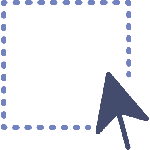 Select interface square select all icon