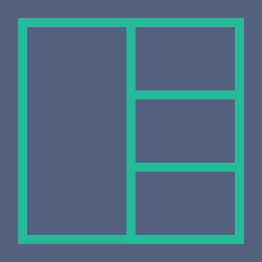 Square interface design square icon