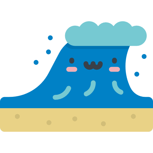 Wave sea weather nature icon Wave sea weather nature icon