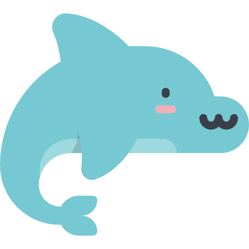 Dolphin animal aquatic aquarium icon Dolphin animal aquatic aquarium icon