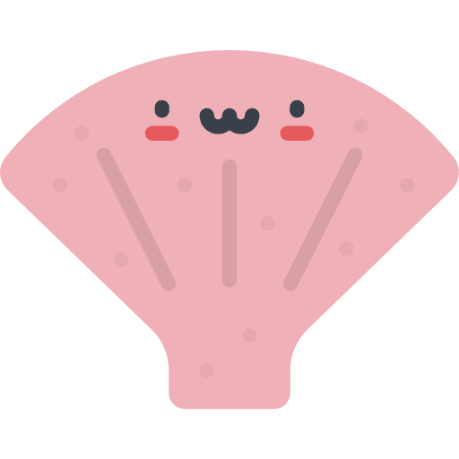 Shell kawaii aquarium aquatic icon Shell kawaii aquarium aquatic icon