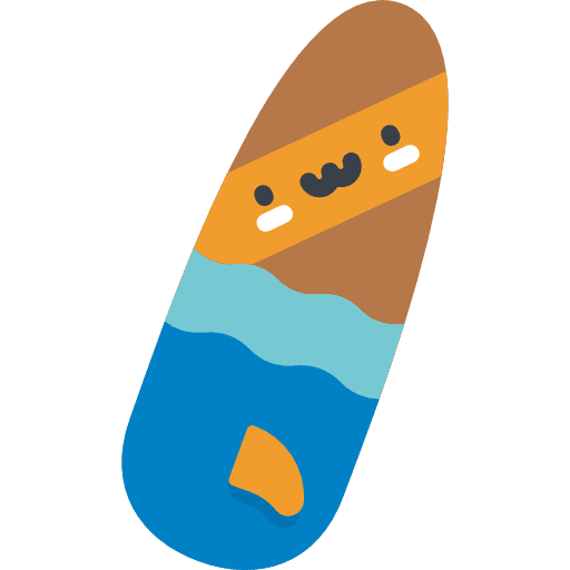 Surf surfing beach surf board icon Surf surfing beach surf board icon