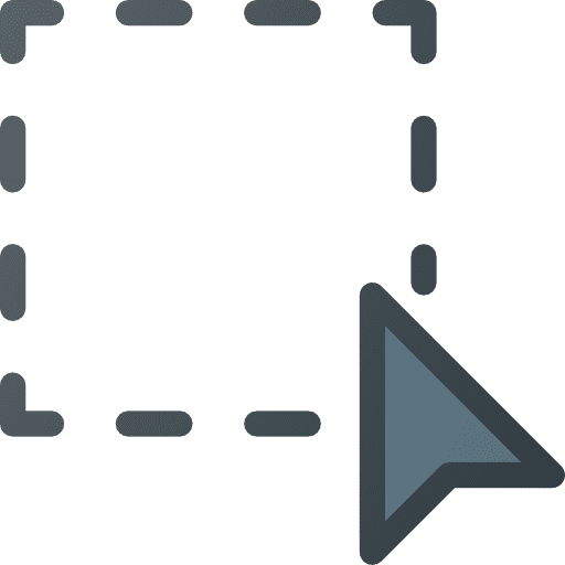 Select shapes square pointer icon Select shapes square pointer icon