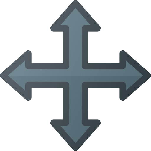 Move arrows interface multimedia option icon Move arrows interface multimedia option icon