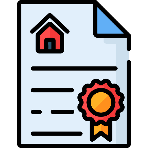 Contract contract property home icon Contract contract property home icon