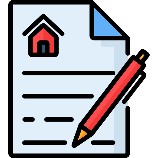 Contract property real estate contract icon Contract property real estate contract icon