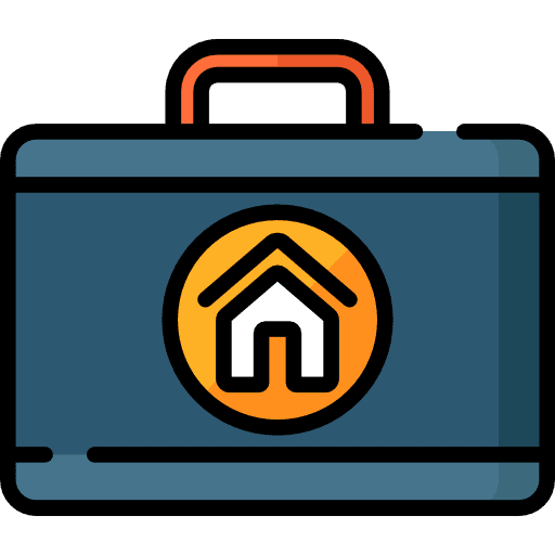 Briefcase portfolio suitcase travel icon Briefcase portfolio suitcase travel icon