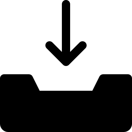 Inbox file inbox email icon