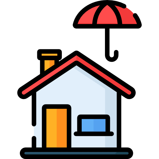 Insurance home buildings construction icon Insurance home buildings construction icon