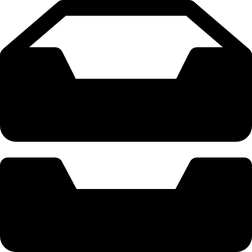 Inbox symbols mail email icon