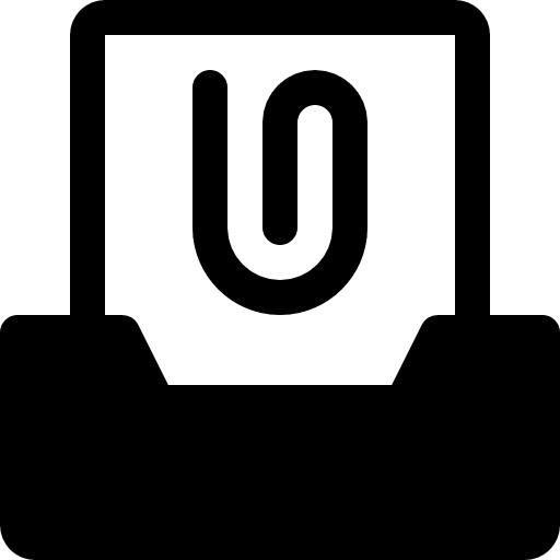 Inbox mail file interface icon