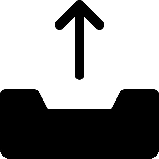 Inbox symbol tool tray icon