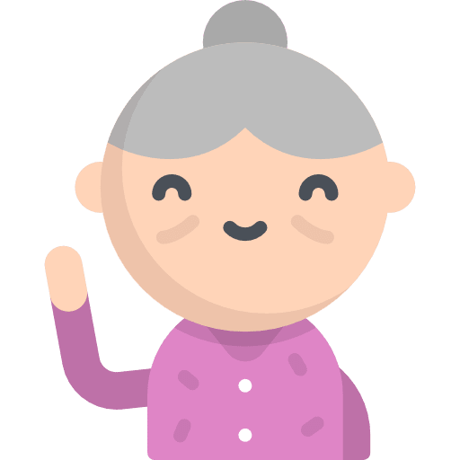 Grandmother avatar grandmother woman icon