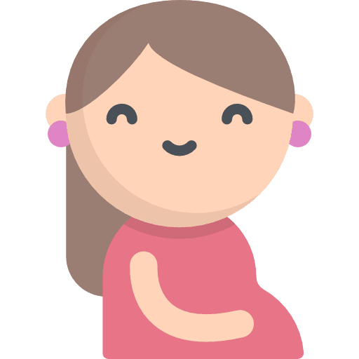 Pregnant baby pregnant people icon