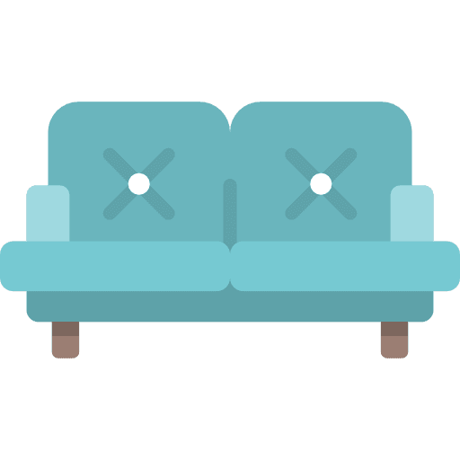 Sofa relax couch furniture and household icon Sofa relax couch furniture and household icon