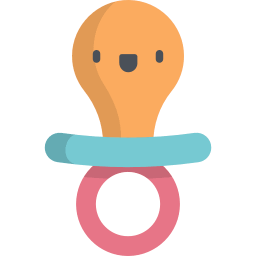 Pacifier tools toy babies icon Pacifier tools toy babies icon