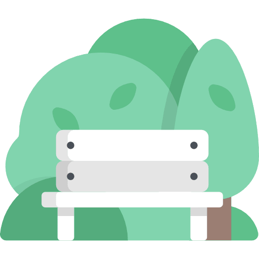 Park park love and romance bench icon Park park love and romance bench icon