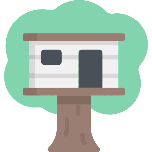 Tree house garden real estate tree house icon Tree house garden real estate tree house icon