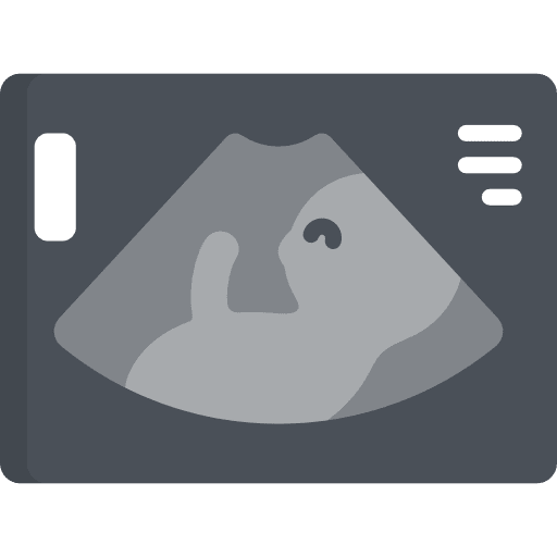 Ultrasound healthcare and medical technology ultrasound icon Ultrasound healthcare and medical technology ultrasound icon