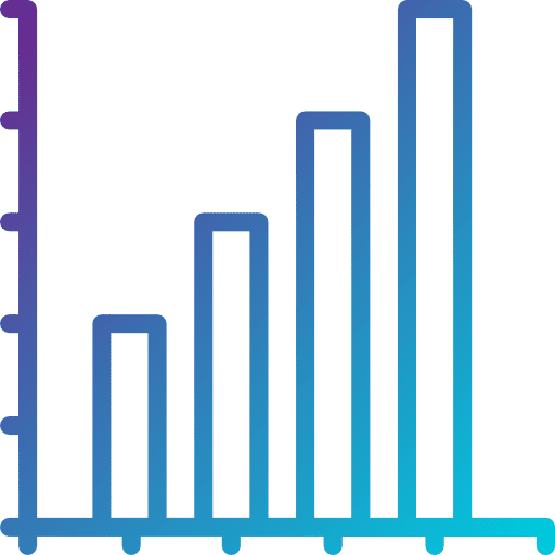 Graph line evolution graphic business icon
