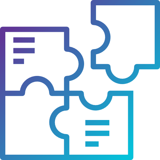 Puzzle kid and baby contribute hobbies and free time icon